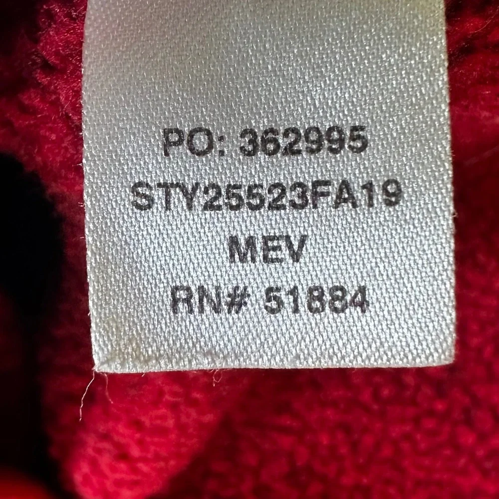 Patagonia Better Sweater Pullover Mens L Red Excellent 1/4 Zip Fleece 25523